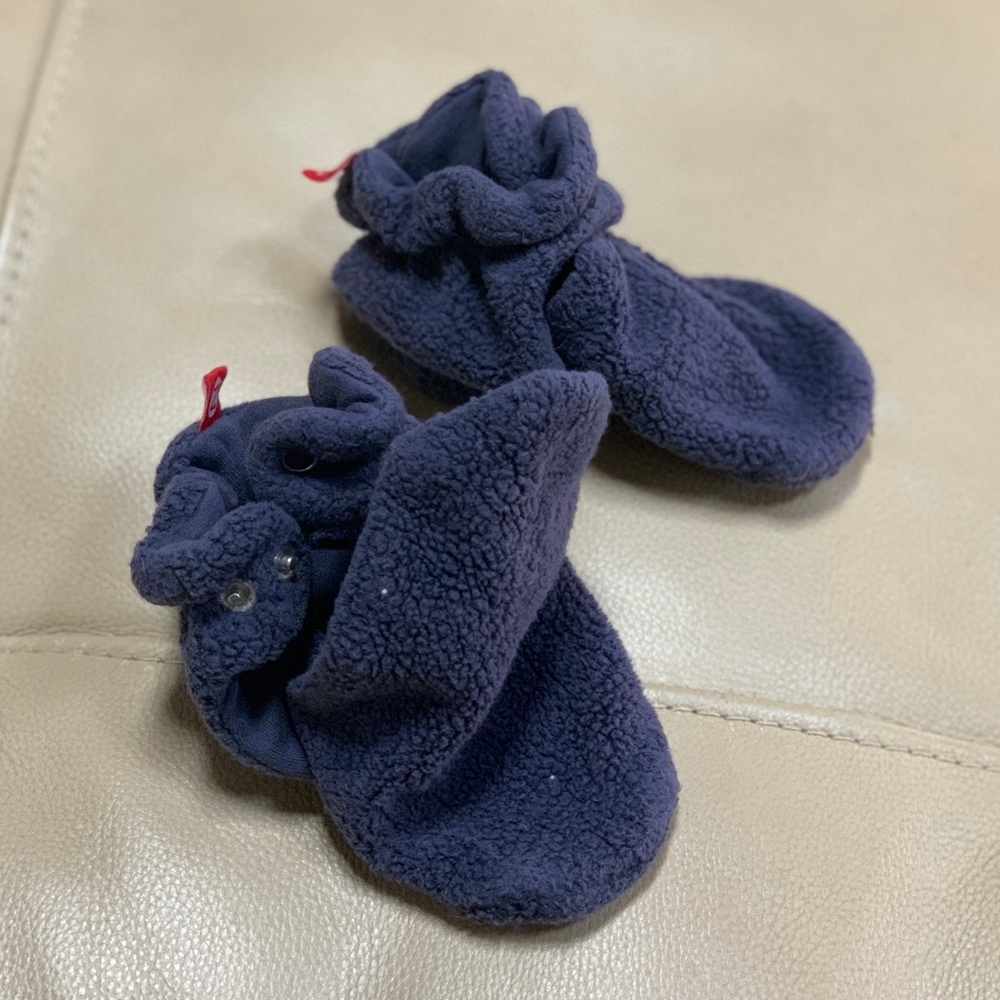 Navy Thermal Booties / Slippers, 18 mo
